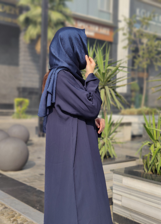 Dark Blue Abaya Design