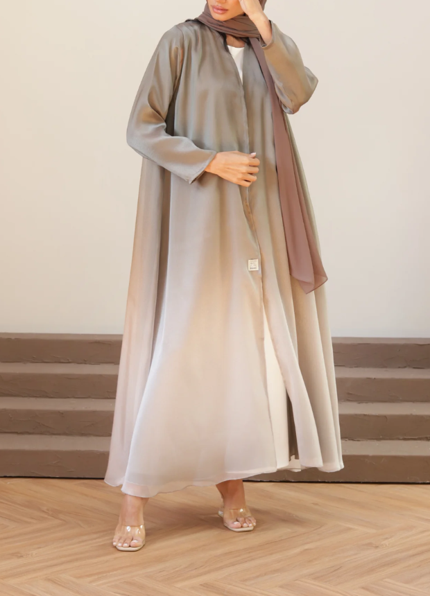 Gown Style Brown Abaya 4