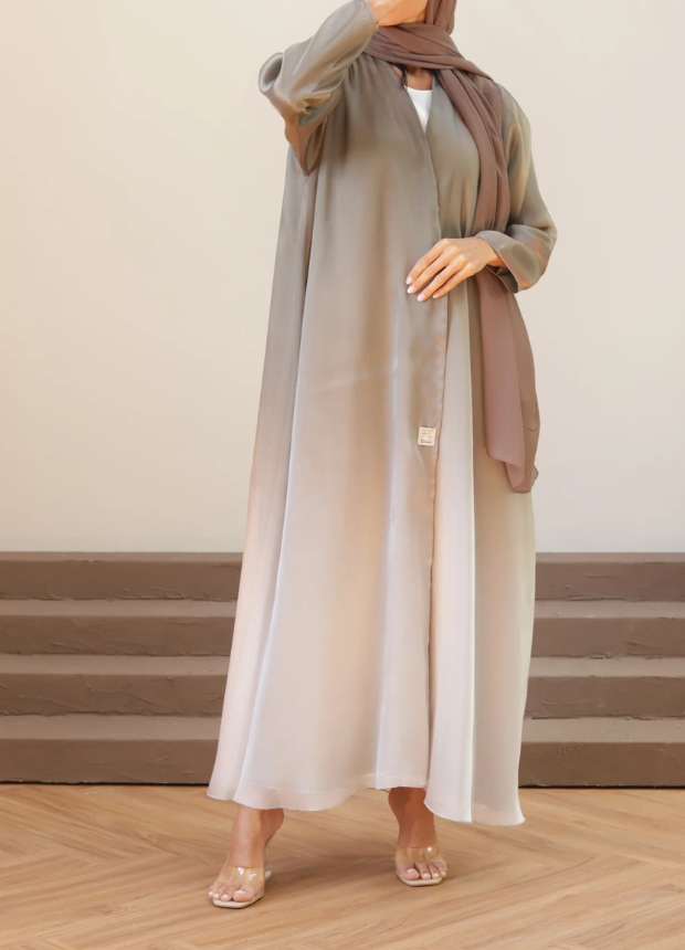 Gown Style Brown Abaya