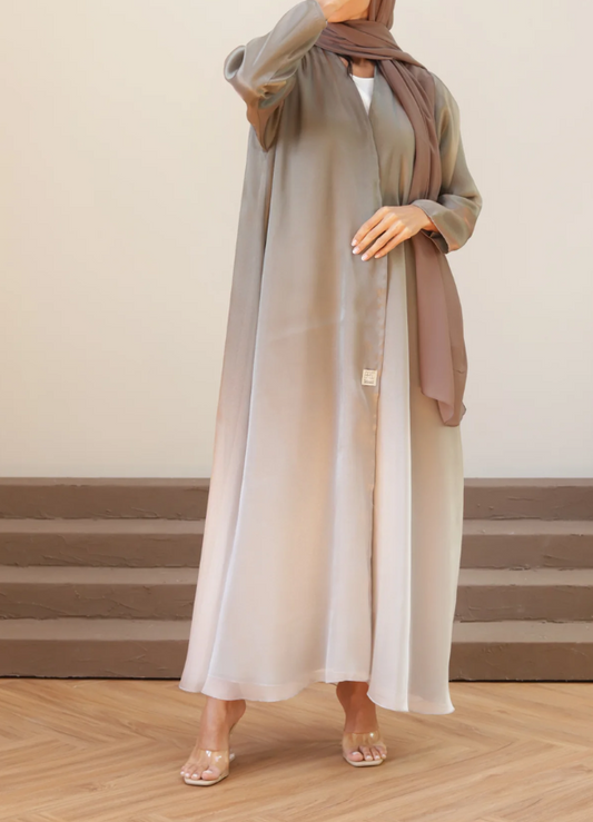 Gown Style Brown Abaya