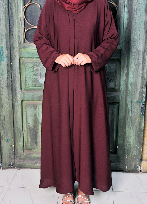 Maroon Abaya 2